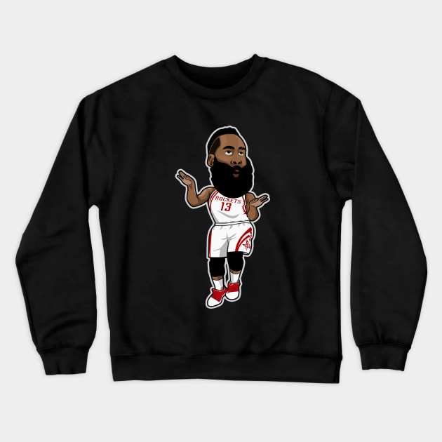 James Harden Cartoon Style Crewneck Sweatshirt by ray1007